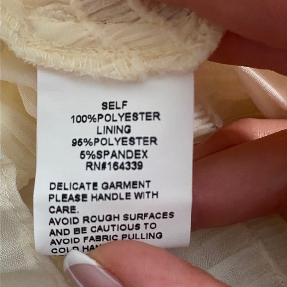 SNDYS La Louisiane Maxi Dress Size XS Cream Shell Swimwear Beach Vacation Chic - Picture 13 of 14